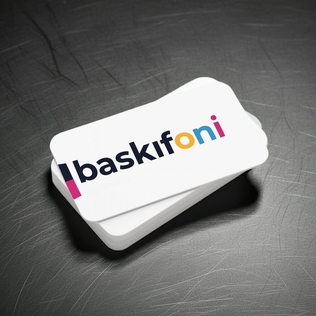 Oval Kesim Kartvizit 83x51mm