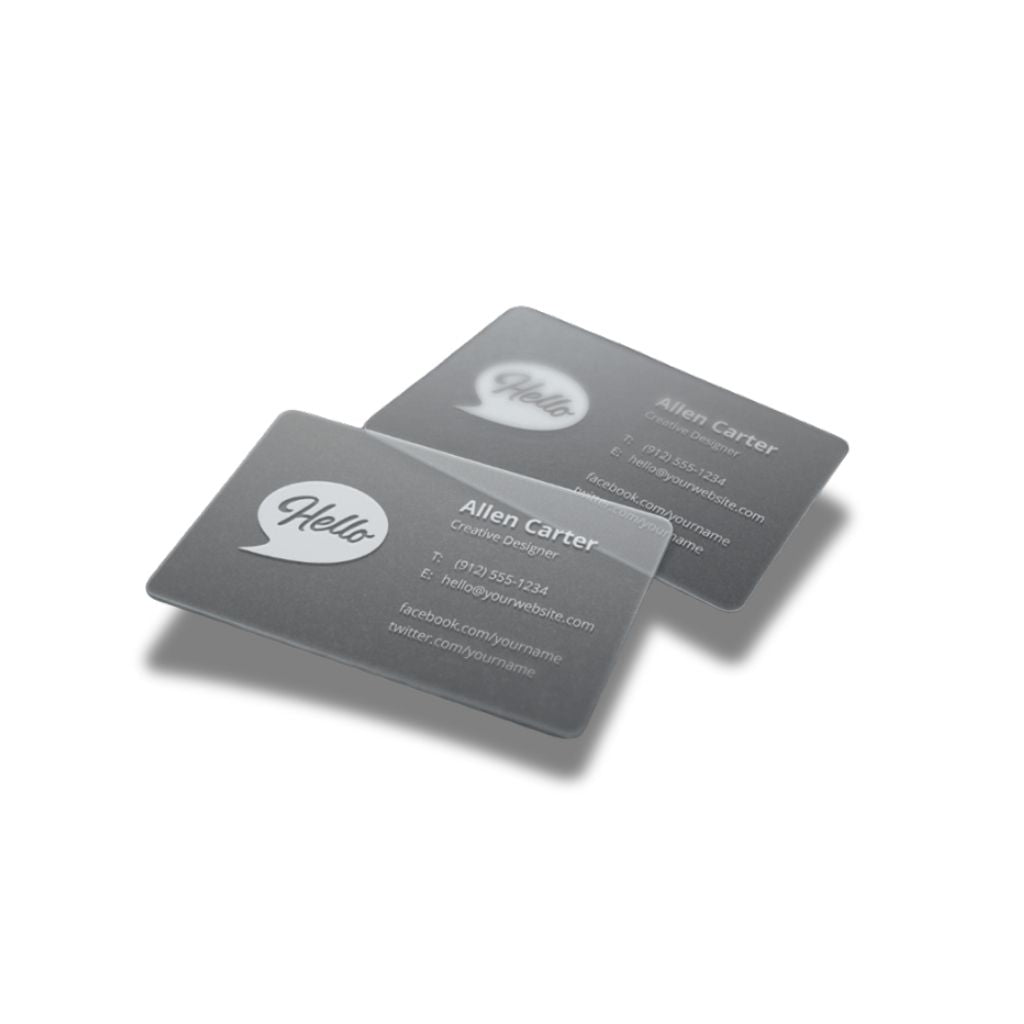 PVC Kartvizit 83x51 mm