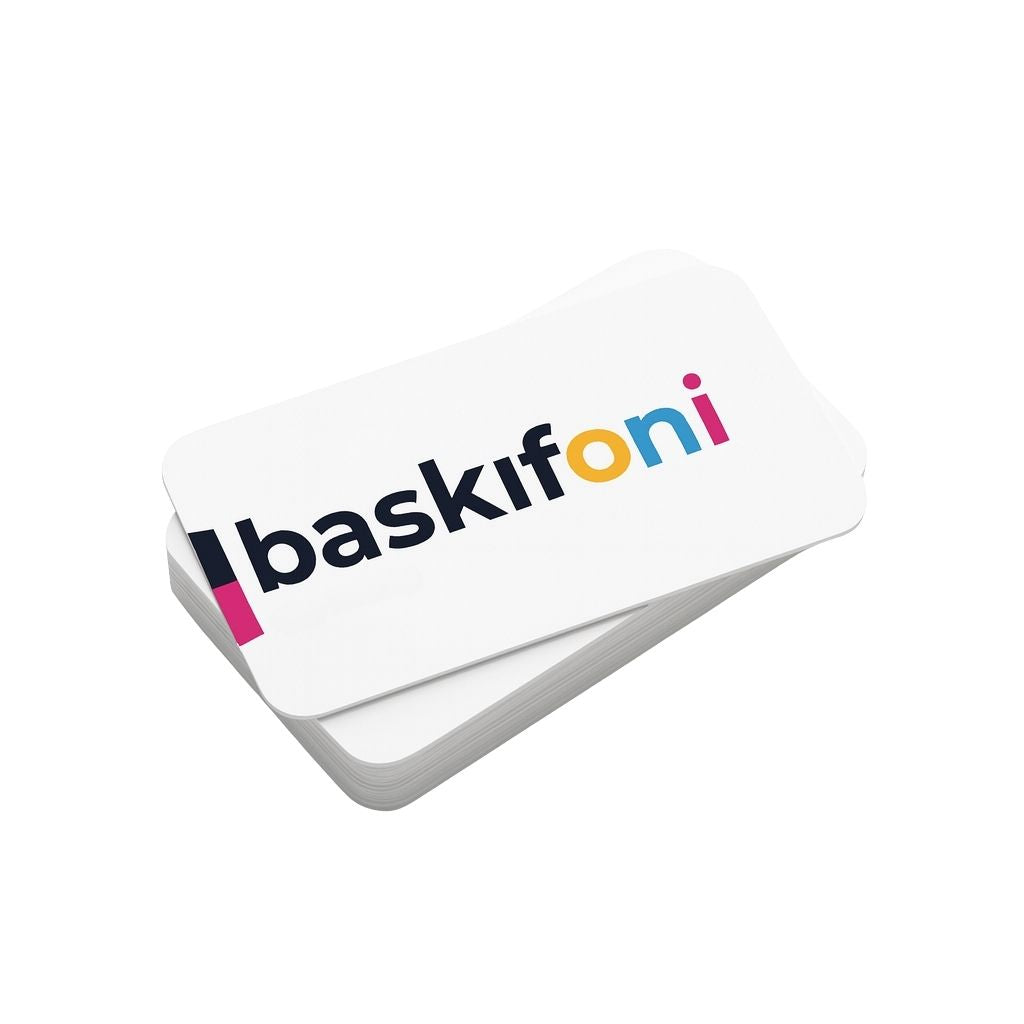 Oval Kesim Kartvizit 83x51mm