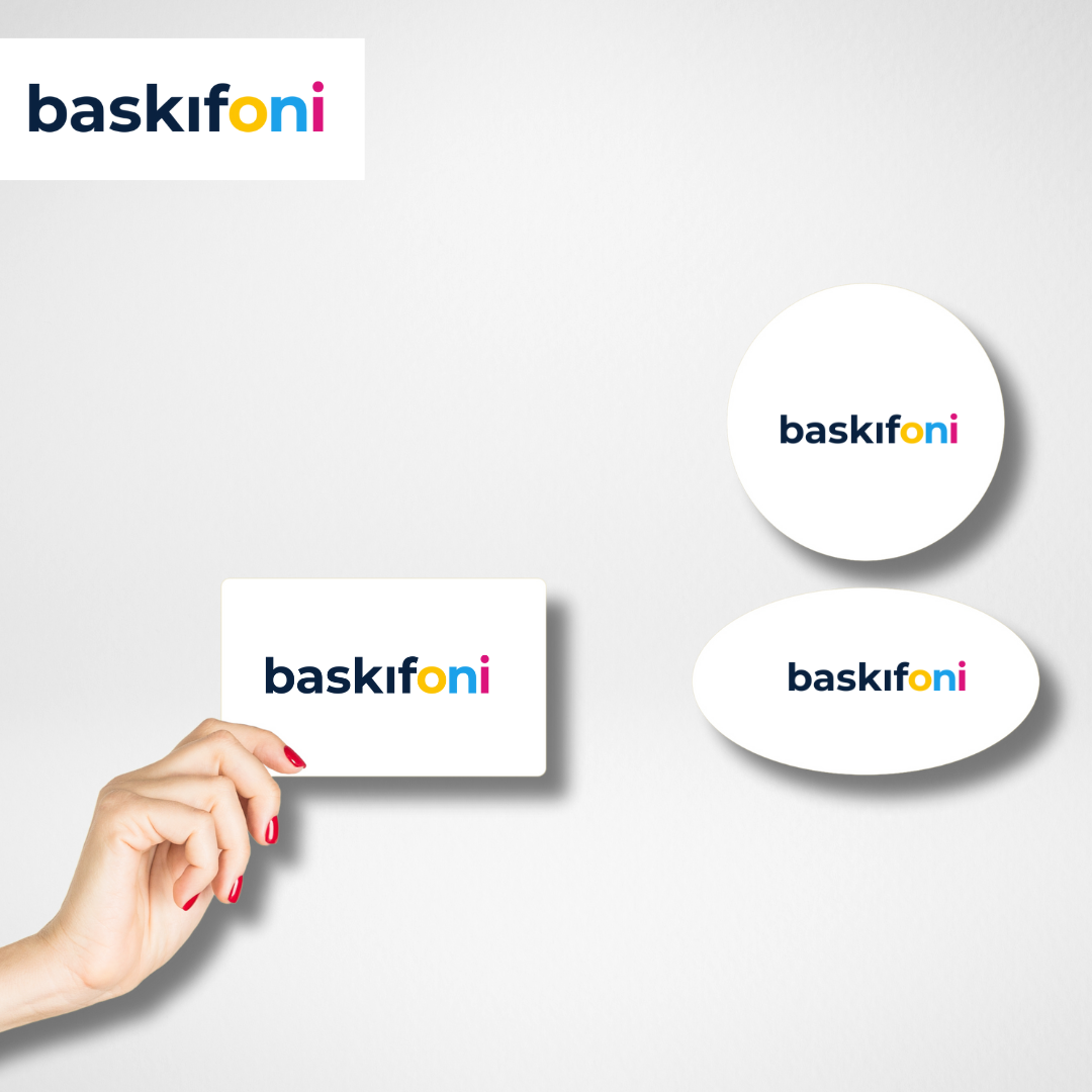 Şeffaf Buzlu Sticker Etiket
